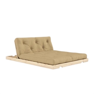Karup Flip-sovesofa med Madrass 140x200 Beige/rå