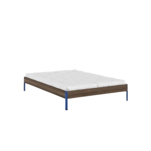 Karup Core Sengeramme 140x200 Johannesbrunt/livlig Blå