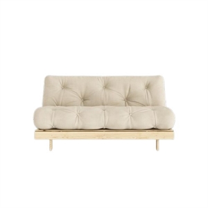 Karup Roots Sovesofa med Madrass 160x200 747 Beige/Rå