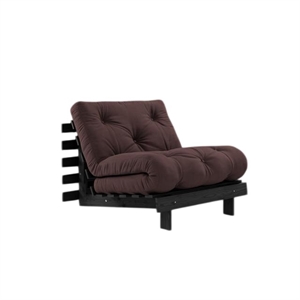 Karup Roots Sovesofa med Madrass 90x200 Svart Brun