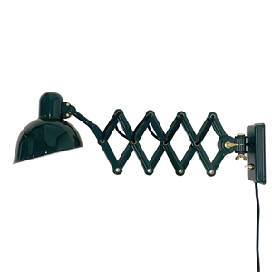 Fritz Hansen Kaiser Idell 6718-W Vegglampe Bespoke Green/ Brass - Exclusive Edition