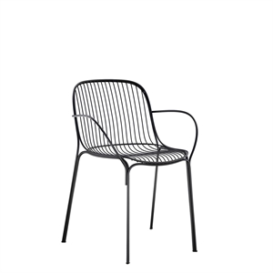 Kartell Hiray Spisestol med Armlener Sort