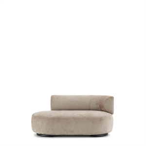 Kartell K-Wait Dormeuse Sofa Høyre Beige