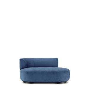 Kartell K-Wait Dormeuse Sofa Venstre Blå