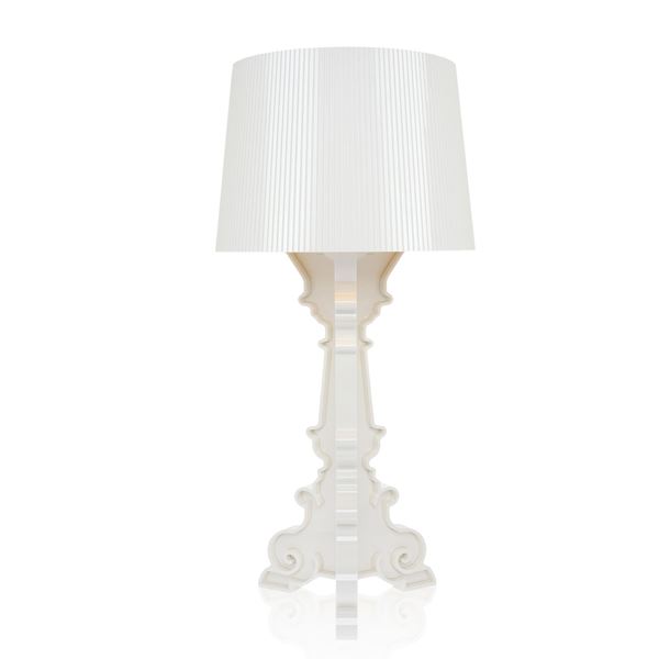 Kartell Bourgie Bordlampe HvitGull Bourgie Bordlampe Krystall Kartell