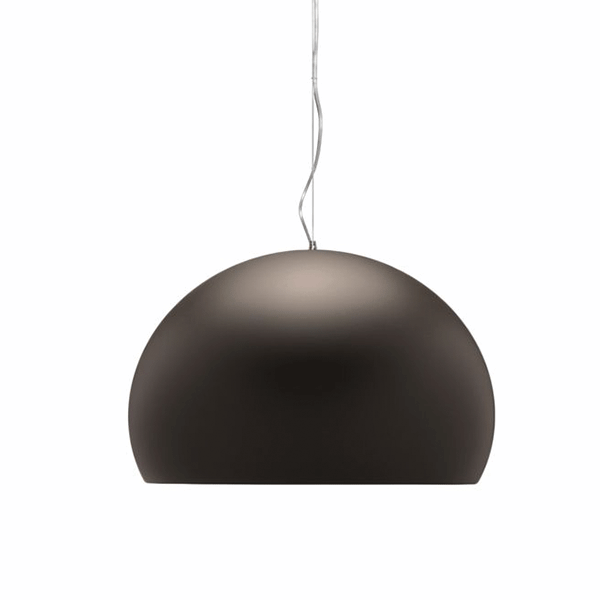 Kartell FLY Taklampe Mat Brun Mellom Kartell FLY Taklampe Gull Mellom