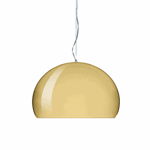 Kartell FLY Taklampe Gull Mellom Kartell FLY Taklampe Gull Mellom