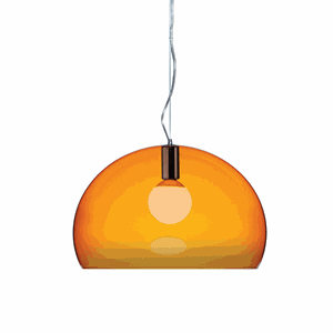 Kartell FL/Y Taklampe Oransje Mellom
