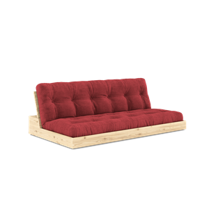 Karup Design Base Sovesofa med 5-lags Madrass Klar/ Rubinrød