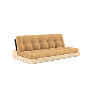 Karup Design Base Sovesofa med 5-lags madrass Svart Nattbrun/Fudge Brun