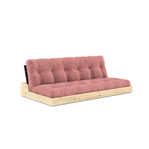Karup Design Base Sovesofa med 5-lags madrass Svart Natt/Sorbet Rosa