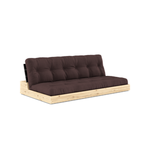 Karup Design Base Sovesofa med 5-lags madrass Svart natt/ Brun