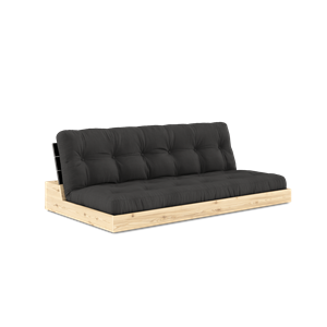 Karup Design Base Sovesofa med 5-lags madrass svart natt/mørk grå