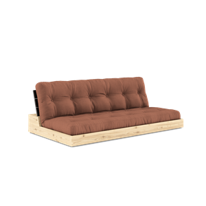 Karup Design Base Sovesofa med 5-lags Madrass Svart Natt/Leirbrun
