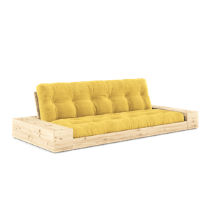 Karup Design Base Sovesofa med Sideboks og 5-lags Madrass Klar/ Honning
