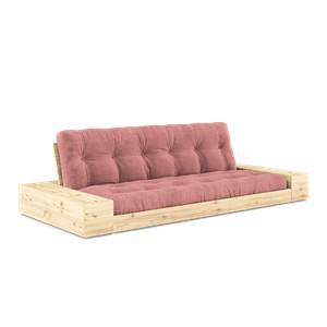 Karup Design Base Sovesofa med Sideboks og 5-lags Madrass Klar/ Rosa