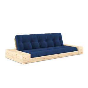Karup Design Base Sovesofa med Sideboks og 5-lags Madrass Klar/Kongeblå