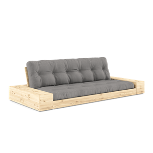 Karup Design Base Sovesofa med Sideboks og 5-lags Madrass Klar/ Grå