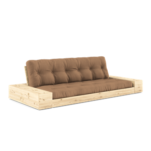 Karup Design Base Sovesofa med sideboks og 5-lags madrass Klar/ Mokka