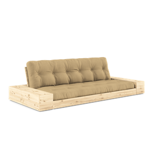 Karup Design Base Sovesofa med sideboks og 5-lags madrass Klar/ Beige