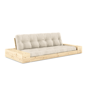 Karup Design Base Sovesofa med Sideboks og 5-lags Madrass Klar/lin