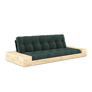 Karup Design Base Sovesofa med sideboks og 5-lags madrass Black Night/Tang