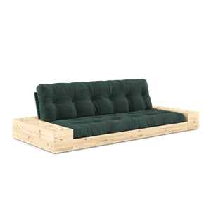 Karup Design Base Sovesofa med sideboks og 5-lags madrass Lush Green/Tang