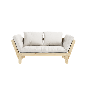 Karup Design Beat Sofa M. Madrass 701 Natur/Klar Lakk