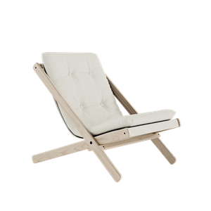 Karup Design Boogie Lenestol M. Madrass 701 Natur/Rå Bøk