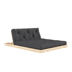 Karup Flip-sovesofa med Madrass 140x200 Mørkegrå/rå
