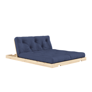 Karup Flip-sovesofa med Madrass 140x200 Marineblå/rå