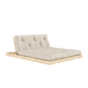Karup Flip-sovesofa med Madrass 140x200 Beige/Rå