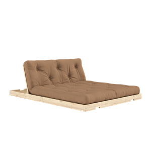 Karup Design Sovesofa med Madrass, 140x200, Mokka/rå
