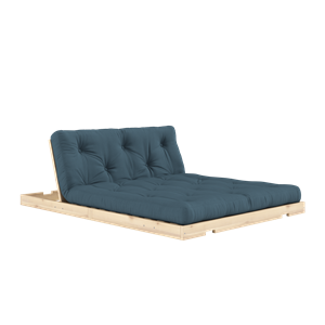 Karup Flip-sovesofa med Madrass 140x200 Petroleum/Rå