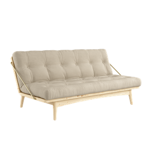 Karup Folk Sofa Klarlakkert Furu/747 Beige