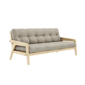 Karup Grab Sovesofa Klarlakkert Furu/914 Lin