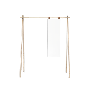 Karup Design Hongi Klesstativ 150 m. Speil Klarlakkert Furu