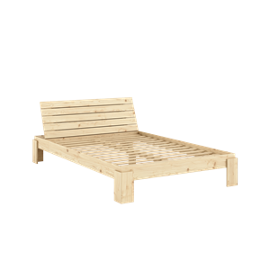 Karup Design Layers Sengeramme med Hodegavl 140x200 Klarlakkert Furu