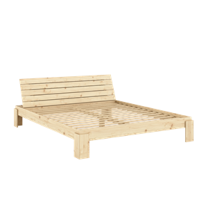 Karup Design Layers Sengeramme med Hodegavl 180x200 Klarlakkert Furu