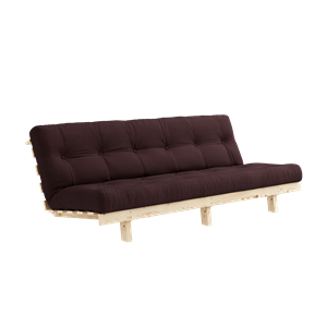 Karup Design Lean Sovesofa med Alpha-madrass 130x200 Brun/rå