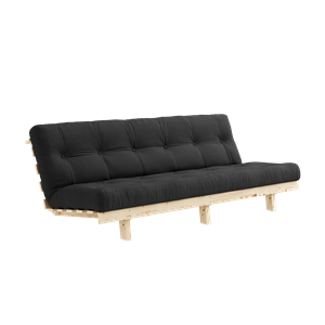 Karup Design Lean Sovesofa med Alpha-madrass 130x200 Mørkegrå/rå