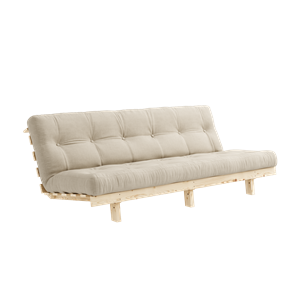 Karup Design Lean Sovesofa med Alpha-madrass 130x200 Beige/rå