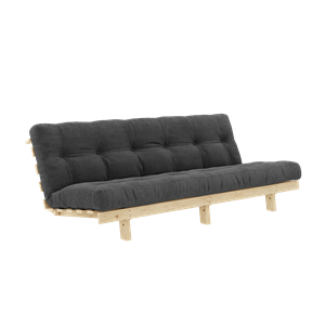 Karup Design Lean Sovesofa med Alpha-madrass 130x200 Antrasitt/rå