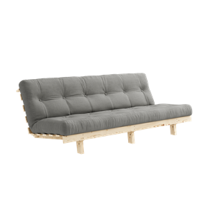 Karup Design Lean Sovesofa med Alpha-madrass 130x200 Grå/rå