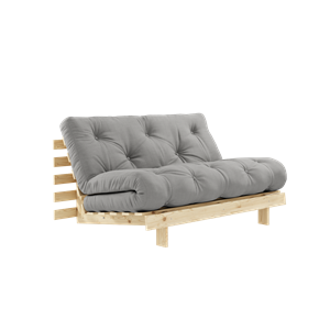 Karup Design Roots Sovesofa med Madrass 140x200 746 Grå/furu
