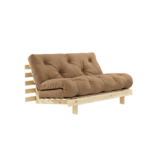 Karup Design Roots Sovesofa med Madrass 140x200 755 Mokka/furu