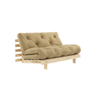 Karup Design Roots Sovesofa med Madrass 140x200 758 Beige/furu