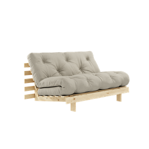 Karup Design Roots Sovesofa med Madrass 140x200 914 Lin/furu