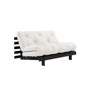 Karup Design Roots Sovesofa med Roots Madrass 140x200 Naturfarget/svart Lakkert