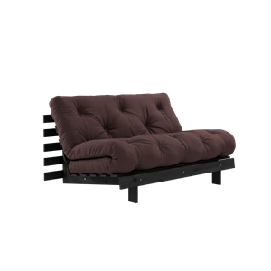 Karup Design Roots Sovesofa med Roots Madrass 140x200 Brun/svart Lakkert